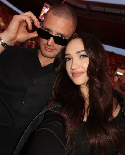 Filip Ondrášek a Veronika Dočkalová, fotografii poskytla ke zveřejnění Veronika Dočkalová